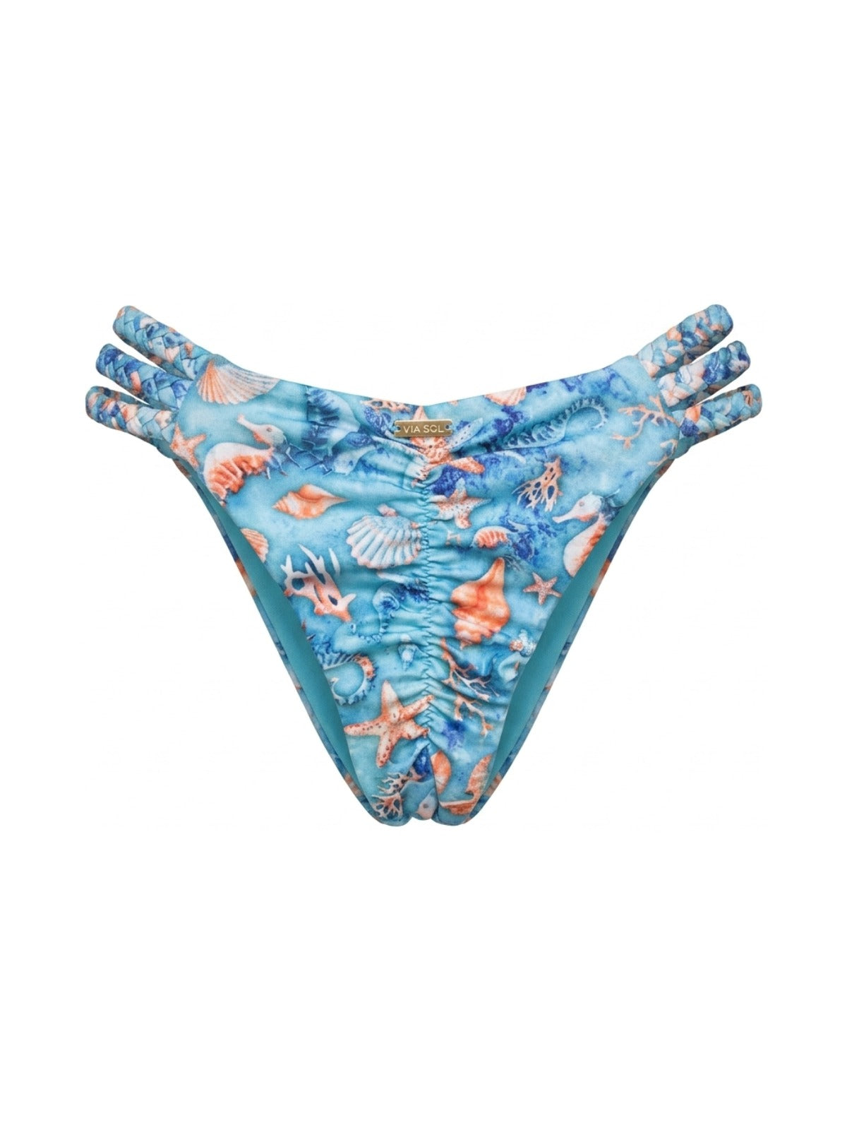 Calcinha De Biquíni 3 Tranças Mermaid