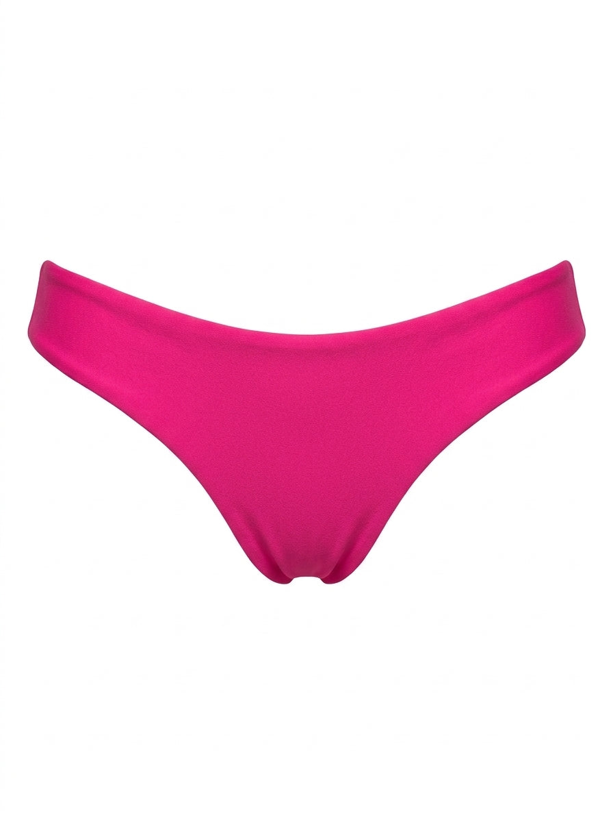 Calcinha De Biquíni Levanta Bumbum Dupla Face Fechada Zig Zag Com Rosa