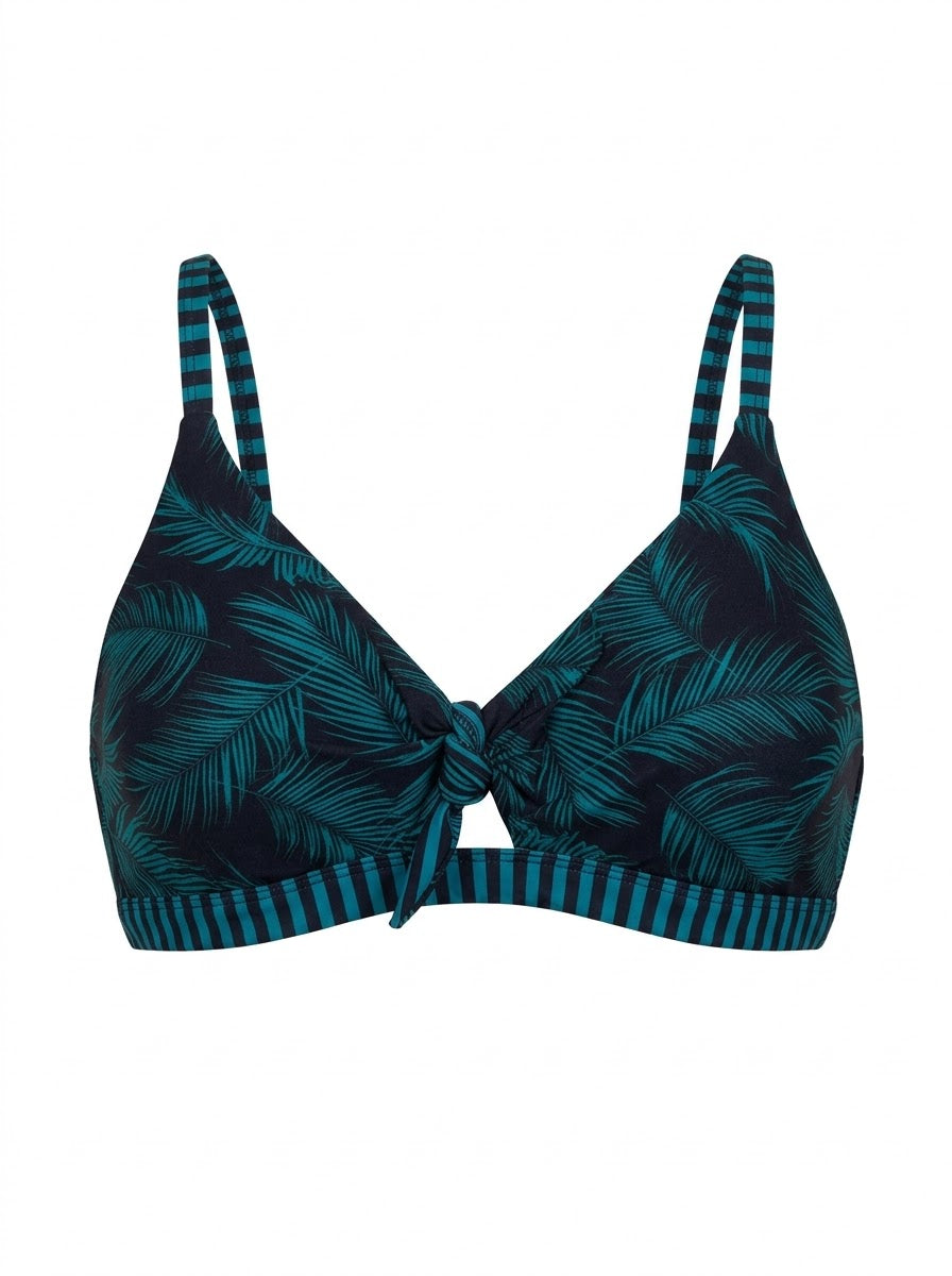 Top Biquíni Plus Size Cropped Maresia Havana