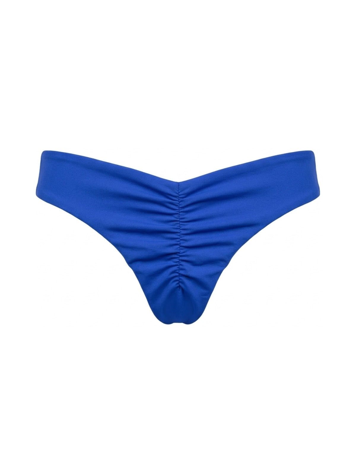 Calcinha De Biquíni Levanta Bumbum Dupla Face Fechada Floral Azul Com Azul