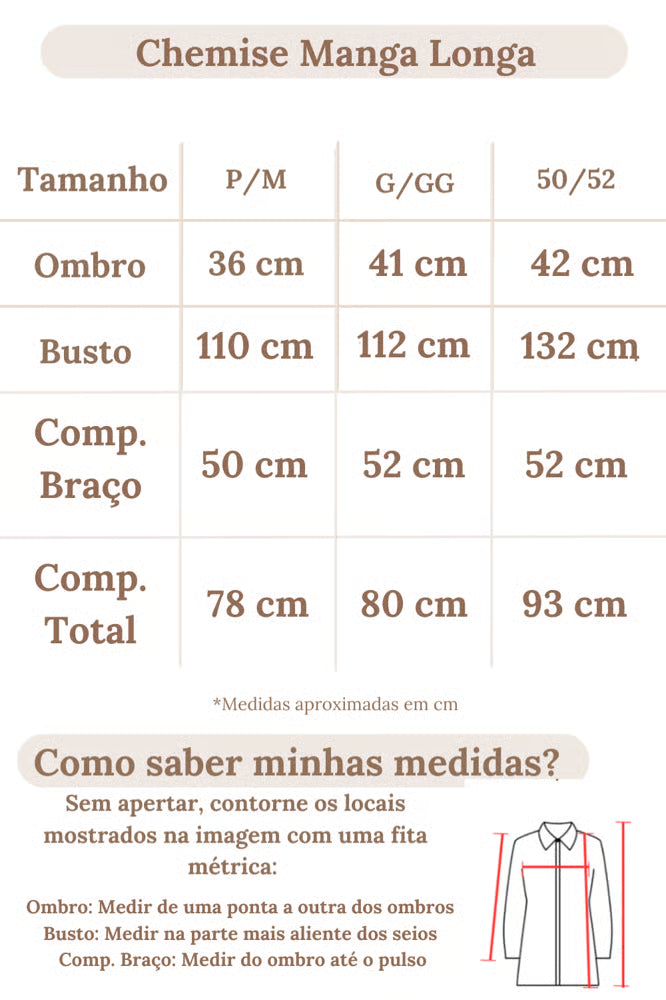 Chemise Azul Marinho