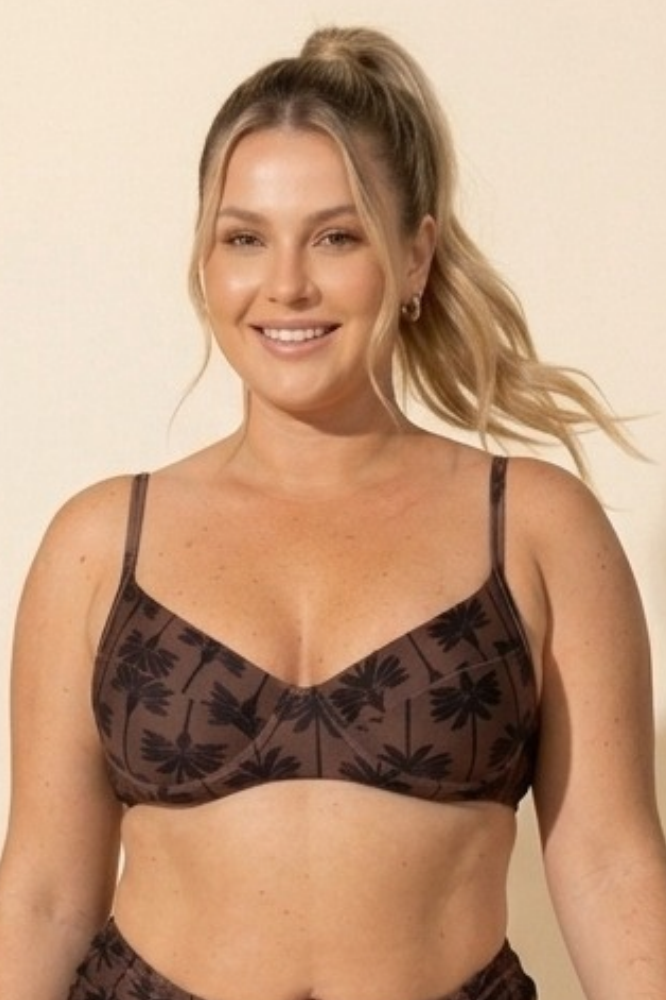 Top Meia Taça Plus Size Coqueiros