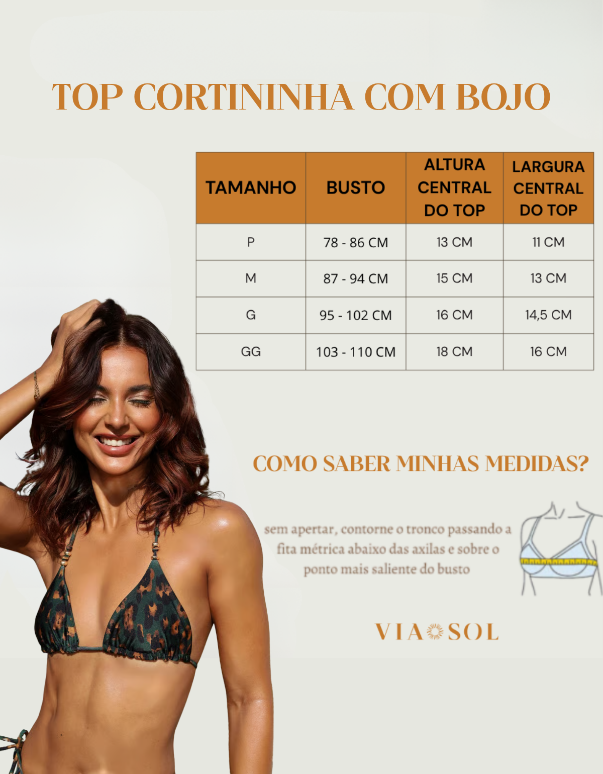 Top Cortininha Savana | Via Sol Brazil